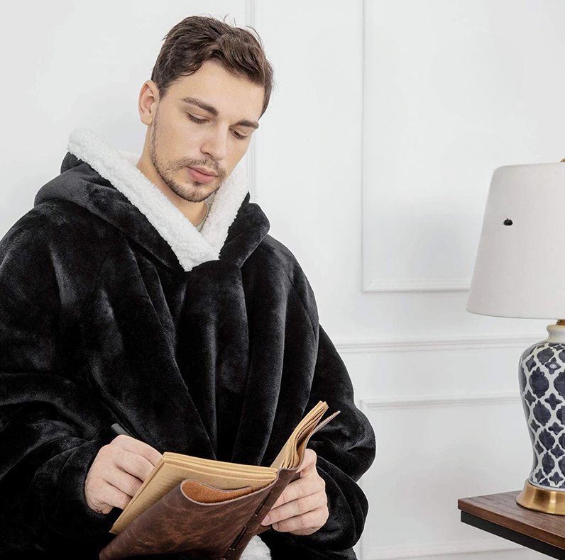 Ultra wygodny, gigantyczny koc do całkowitego relaksu