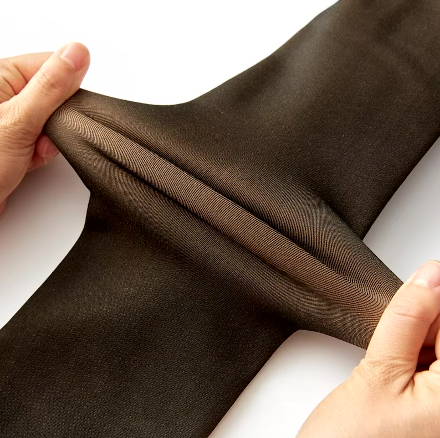 De transparante fleece panty