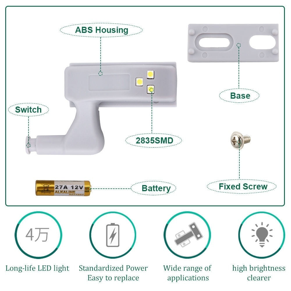 Light up your cabinets automatically with ease 